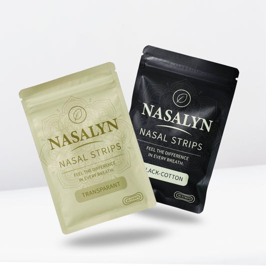 Transparante neusstrips + Zwarte katoenen neusstrips - 60 stuks