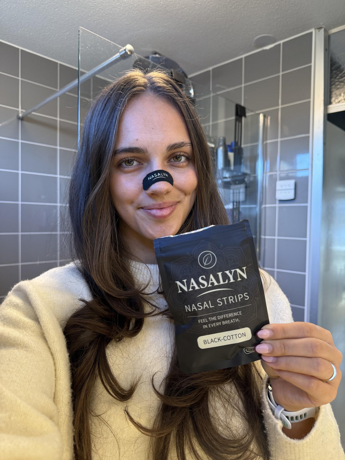 Transparante neusstrips + Zwarte katoenen neusstrips - 60 stuks